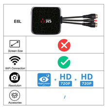 Load image into Gallery viewer, SYS VSYS C6 Dual Motorcycle Action Camera Recorder DVR Front and Rear View Waterproof Motorcycle Dash Cam Black Night Vision Box