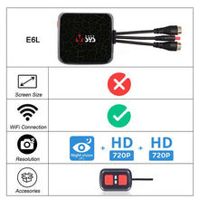 Load image into Gallery viewer, SYS VSYS C6 Dual Motorcycle Action Camera Recorder DVR Front and Rear View Waterproof Motorcycle Dash Cam Black Night Vision Box