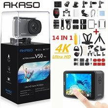 Load image into Gallery viewer, AKASO V50 Pro Native 4K/30fps 20MP WiFi Action Camera