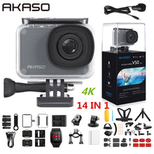 Load image into Gallery viewer, AKASO V50 Pro Native 4K/30fps 20MP WiFi Action Camera