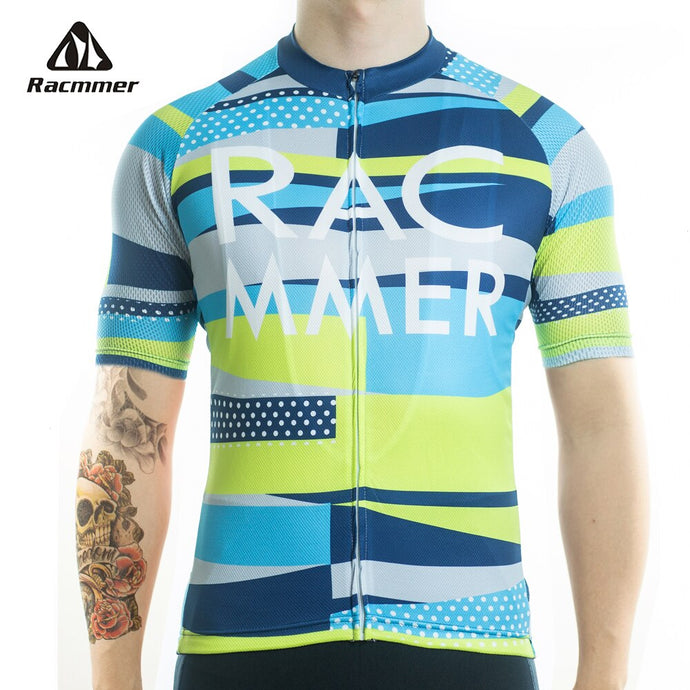 Racmmer 2019 Quick Dry Cycling Jersey Summer Men Mtb Bicycle Short Clothing